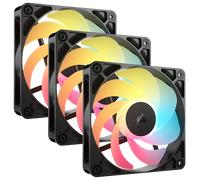 CORSAIR Confezione da tre ventole PWM con rotori inversi da 120 mm RS120-R ARGB