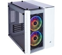 Corsair Crystal 280X RGB Case da Gaming, Micro ATX Vetro Temperato, Bianco