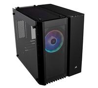 Corsair Crystal 280X RGB Case da Gaming, Micro ATX Vetro Temperato, Nero