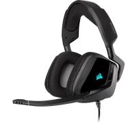CORSAIR Cuffia gaming con microfono premium VOID RGB ELITE USB con audio surround 7.1 - Carbonio (EU) (Revival Series)