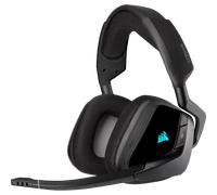 CORSAIR Cuffia gaming con microfono premium VOID RGB ELITE Wireless con audio surround 7.1 - Carbonio (EU) (Revival Series)