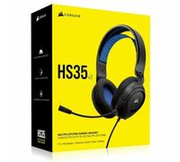Corsair HS35 v2 Auricolare Cablato A Padiglione Giocare Blu Corsair