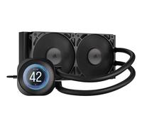 Corsair Nautilus 240 RS LCD Processore Raffreddatore di liquidi tutto in uno 12 cm Nero 1 pz