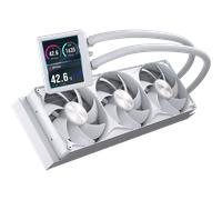 CORSAIR Dissipatore a liquido per CPU NAUTILUS II 360 RS LCD - Bianco