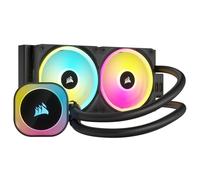 Corsair H100I Processore Kit di raffreddamento a liquido 12 cm Nero Corsair iCUE LINK H100i 240mm RGB Liquid CPU Cooler QX120