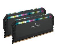 CORSAIR DOMINATOR® PLATINUM RGB 32GB (2x16GB) DDR5 DRAM Up To 6000MT/s CL30 Intel XMP Memory Kit - Black