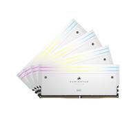 CORSAIR DOMINATOR TITANIUM RGB DDR5 RAM 64GB (4x16GB) DDR5 6000MHz CL36 Intel XMP iCUE Memoria Compatibile Per Computer - Bianco (CMP64GX5M4B6000C36W)