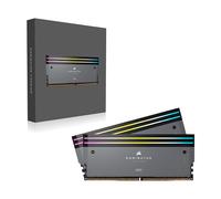 Corsair Dominator Titanium RGB DDR5 6000MHz C30, Grigio - 32GB (2x16GB) AMD EXPO CMP32GX5M2B6000Z30