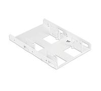 Corsair Doppio Staffa per il Montaggio SSD da 2,5" per Vano da 3,5" (Installazione semplice) Bianco