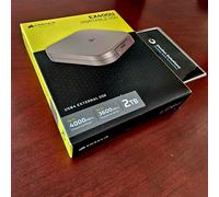 SSD esterno Corsair EX400U USB4 da 2 TB con USB-C Thunderbolt 4 fino a 4.000 MB/s, piccolo fattore di forma portatile