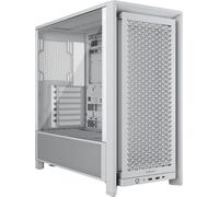 CORSAIR FRAME 4000D Modular Mid-Tower ATX PC Case - Flusso d'aria elevato, sistema di montaggio ventole InfiniRail™, ASUS BTF, MSI Project Zero, Gigabyte Project Stealth - Bianco