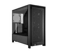 CORSAIR FRAME 4000D RS Case per PC Mid-Tower Modulare ad Alto Flusso D'aria - 3x Ventole CORSAIR RS - Sistema di Montaggio Ventole InfiniRail™ - Compatibile con Radiatori Multipli da 360 mm - Nero