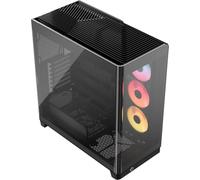 CORSAIR FRAME 4500X RS-R ARGB Case Mid-Tower per PC con Vetro Panoramico - Sistema di Montaggio InfiniRail, Adatto a Due Radiatori da 360 mm, GPU Anti-Sag, Include 3 Ventole RS120R - Nero