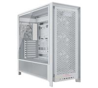 CORSAIR FRAME 5000D RS Modulare Flusso d'aria Elevato Mid-Tower PC Case - 4x Ventole RS Preinstallate, Sistema di Montaggio Delle Ventole InfiniRail, Scheda Madre a Connettore Inverso - Bianco