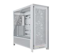 CORSAIR FRAME 5000D RS Modulare Flusso d'aria Elevato Mid-Tower PC Case - 4x Ventole RS Preinstallate, Sistema di Montaggio Delle Ventole InfiniRail, Scheda Madre a Connettore Inverso - Bianco