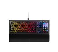 Corsair Galleon 100 SD RGB Tastiera meccanica da gioco cablata - QWERTY USA, Stream Deck integrato, pre-lubrificati MLX Pulse Thocky PBT a doppio shot sostituibili a caldo, FlashTap SOCD, 8.000 Hz