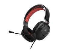 Corsair HS35 v2 Cuffie da gioco multipiattaforma cablate - Microfono omnidirezionale flessibile - Connessione universale da 3,5 mm - PC, Mac, PS5, PS4, Xbox, Nintendo Switch, Mobile - Rosso