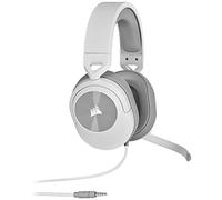 CORSAIR HS55 STEREO Cuffie da Gioco Cablate Leggere - Microfono Omnidirezionale - Driver al Neodimio - PC, Mac, Xbox, Nintendo Switch, Mobile - Bianco