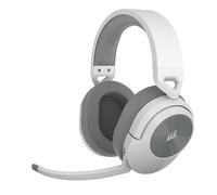 Corsair HS55 WIRELESS Cuffia Gaming con Microfono - Wireless a Bassa latenza con Banda da 2,4 Ghz o Bluetooth, Audio Dolby® Surround Sound 7.1, Leggere, Microfono Omnidirezionale - Bianco