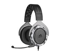 Corsair HS60 Haptic - Cuffie stereo da gioco con bassi aptici, padiglioni in memory foam, microfono rimovibile, compatibili con Windows Sonic, certificate Discord per PC, colore: mimetico artico