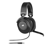 Corsair HS65 SURROUND Cuffie da Gioco Cablate Multipiattaforma - Dolby 7.1 Suono Surround - SonarWorks SoundID - Compatibili con iCUE - PC, Mac, PS5, PS4, Xbox, Nintendo Switch, Mobile - Carbonio