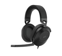 Corsair HS65 SURROUND Cuffie Gaming Cablate 7.1 Multipiattaforma - Carbonio | Dolby 7.1 Suono Surround, SonarWorks SoundID, Compatibili con iCUE, PC, Mac, PS5, PS4, Xbox, Nintendo Switch, Mobile