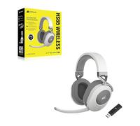 Corsair HS65 Auricolare Wireless A Padiglione Giocare Bluetooth Bianco (CORSAIR HS65 W/L GAMING HEADSET WHITE)