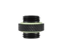 Corsair Hydro X maschio 2 pezzi G1 4 filettatura adattatore connettore per computer sistema di raffreddamento ad acqua nero corto (mini coppia di cavi corti)