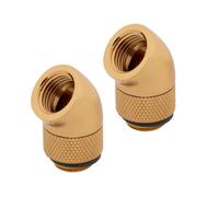 Corsair Hydro X Series 45° Rotary Pack 2 adattatori oro