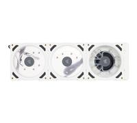 Corsair Hydro X Series XD7 RGB Sistema Combinato Pompa/Serbatoio, Piastra con Sistema di Distribuzione da 360 mm, Pompa PWM D5, Serbatoio da 140 ml, 36 LED RGB Regolabili Singolarmente, Bianco