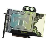 Corsair Hydro X Series XG5 RGB 3090 Ti FOUNDERS EDITION Waterblock per GPU - Per NVIDIA GeForce RTX 3090 Ti FE (Dissipatore con Piastra di Raffreddamento in Rame Nichelato) Nero