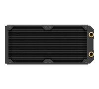 Corsair Hydro X Series XR5 da 280 mm Radiatore NEO per raffreddamento a liquido - Anima in rame - Ottimizzato ventole a basso rumore - Attacchi ventola 2x140 mm - Filettature G1/4” - Nero