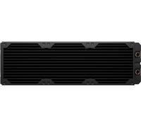 CORSAIR Hydro X Series XR5 da 420 mm V2 Radiatore per Raffreddamento ad Acqua Personalizzato - Compatibile con iCUE LINK - 3 Supporti per Ventole da 140 mm - Filettatura G1/4 di pollice - Nero