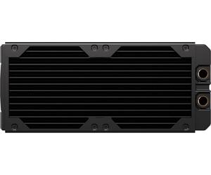 CORSAIR Hydro X Series XR7 da 240 mm V2 Radiatore per Raffreddamento ad Acqua Personalizzato - Compatibile con iCUE LINK - 2 Supporti per Ventole da 120 mm - Filettatura G1/4 di pollice - Nero