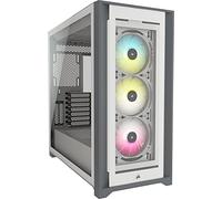 Corsair iCUE 5000X RGB Cristal Templado USB 3.0 Blanca
