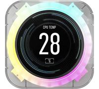 Corsair iCUE ELITE Kit di Aggiornamento Display LCD del Sistema di Raffreddamento per CPU - Schermo LCD OPS, Profondità Colore a 24 bit, 16,7 Milioni di Colori, Anello di 24 LED RGB - Ghiaccio