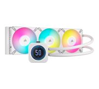 Corsair iCUE H150i ELITE LCD XT Kit di raffreddamento a liquido 360 mm Bianco