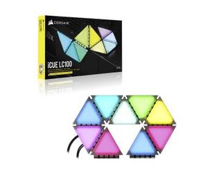 Corsair iCUE LC100 Kit Illuminazione ARGB Triangolare con Lighting Node PRO