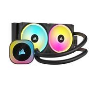 Corsair H100I Processore Kit di raffreddamento a liquido 12 cm Nero Corsair iCUE LINK H100i 240mm RGB Liquid CPU Cooler QX120