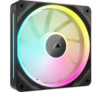CORSAIR iCUE LINK LX120 RGB 120 mm PWM Ventola Confezione Singola - Doppio Anello Luminoso - Richiede iCUE LINK System Hub (Venduto Separatamente) - Tecnologia CORSAIR AirGuide - Nero