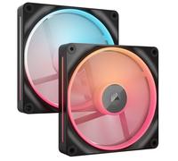 Corsair iCUE LINK LX140-R RGB Dual 140mm PWM Pacchetto ventola supplementare nero