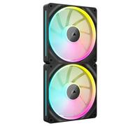 Corsair iCUE Link LX140 RGB - Geh?usel?fter - 140 mm - Schwarz (Packung mit 2) (CO-9051028-WW)
