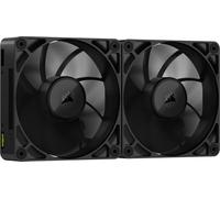 CORSAIR iCUE LINK RX140 MAX 140mm PWM Ventaglio Spessos con iCUE LINK System Hub - Alta Pressione Statica - Polimero a Cristalli Liquidi - Cuscinetto Magnetico a Cupola - Pacchetto Doppio - Nero