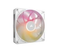 CORSAIR iCUE LINK RX140 MAX RGB 140mm PWM Ventaglio Spesso - Alta Pressione Statica - Cuscinetto Magnetico a Cupola - Ventola Singola - Bianco