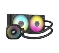 CORSAIR iCUE LINK TITAN 240 RX RGB Raffreddatore CPU a Liquido - 240mm AIO - 2x RX120 Ventole RGB Incluse - Adatto a Intel LGA 1851/1700, AMD AM5/AM4 - Hub di Sistema iCUE LINK Incluso - Nero