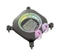CORSAIR iCUE LINK XC7 RGB ELITE Waterblock per CPU - Camera di Flusso Trasparente - 24 LED RGB - Adatto per Intel LGA 1700, AMD AM5 e precedenti - Grigio Invisibile