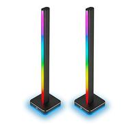 Corsair iCUE LT100 Kit Base per Torri Luminose Smart, Due torri di 422 mm, Ciascuna Dotata di 46 LED Personalizzabili, Diffusione della Luce Integrata, Supporto per Cuffia Rimovibile, Nero