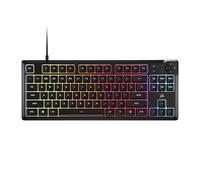 CORSAIR K55 CORE TKL - Tastiera da gioco RGB - Tenkeyless, RGB a 8 zone, tasti a membrana silenziosa, resistente agli schizzi, tasti multimediali, polling 1000 Hz, layout NA, nero