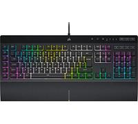 Corsair K55 RGB PRO XT Tastiera da gioco con membrana cablata QWERTY, nero