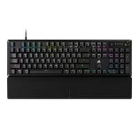 CORSAIR K70 CORE RGB Mechanical Gaming Keyboard with Palmrest - Pre-lubricated Corsair MLX Red Linear Keyswitches - Sound Dampening - Media Control Di